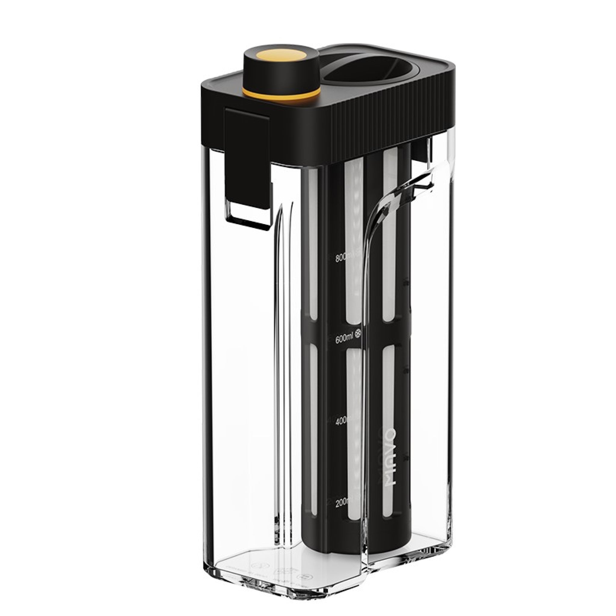 MAVO Cold Brew Coffee Maker (Black/White) - 1 Litre Tritan BPA-Free